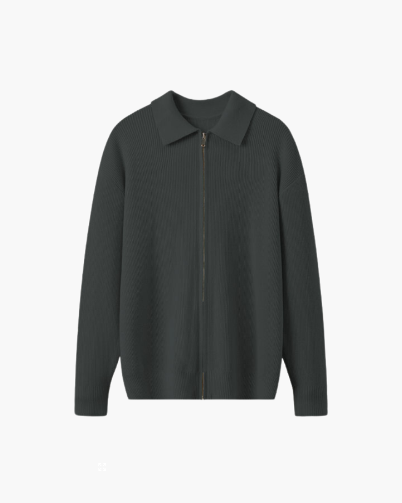 Polo collar sweater