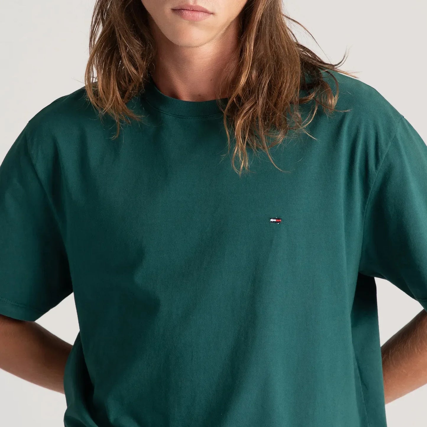Classic Slim C-Neck T-Shirt - Dark Green
