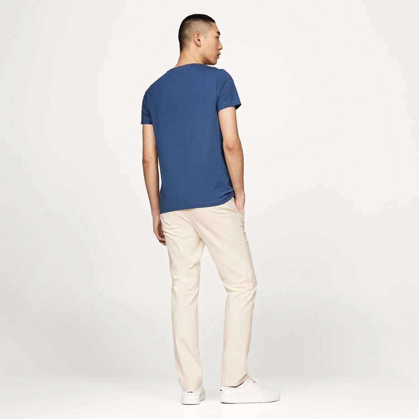 Classic Slim C-Neck T-Shirt - Blue