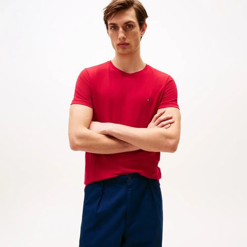 Classic Slim C-Neck T-Shirt - Red