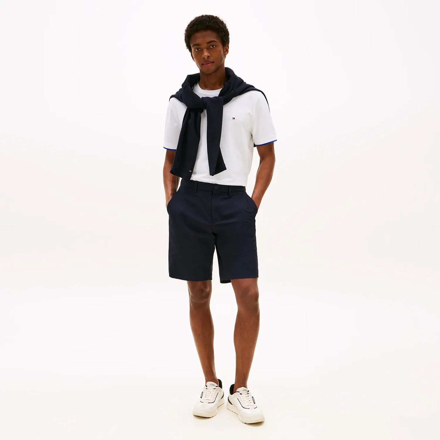 Classic Slim C-Neck T-Shirt - White