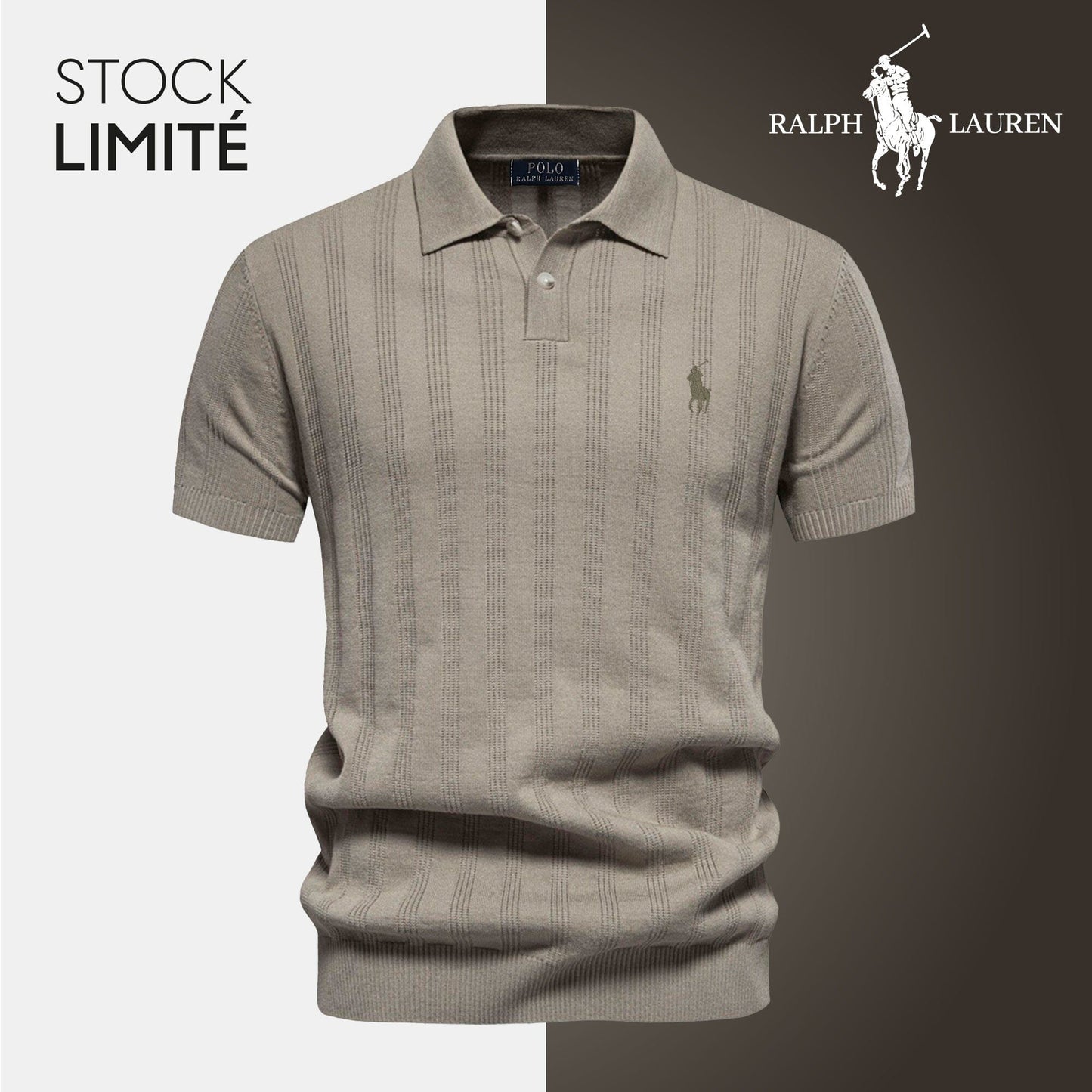 Urban Tailor | Textured Knit Polo Shirt