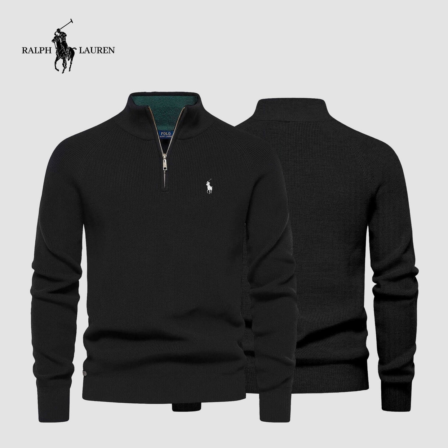 Urban Tailor | Refined Ribbed Zip Pullover