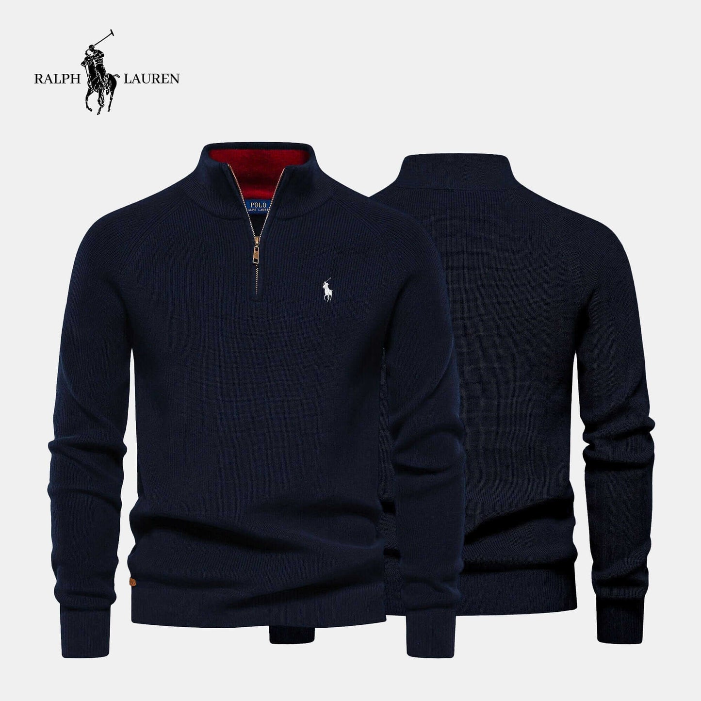 Urban Tailor | Refined Ribbed Zip Pullover