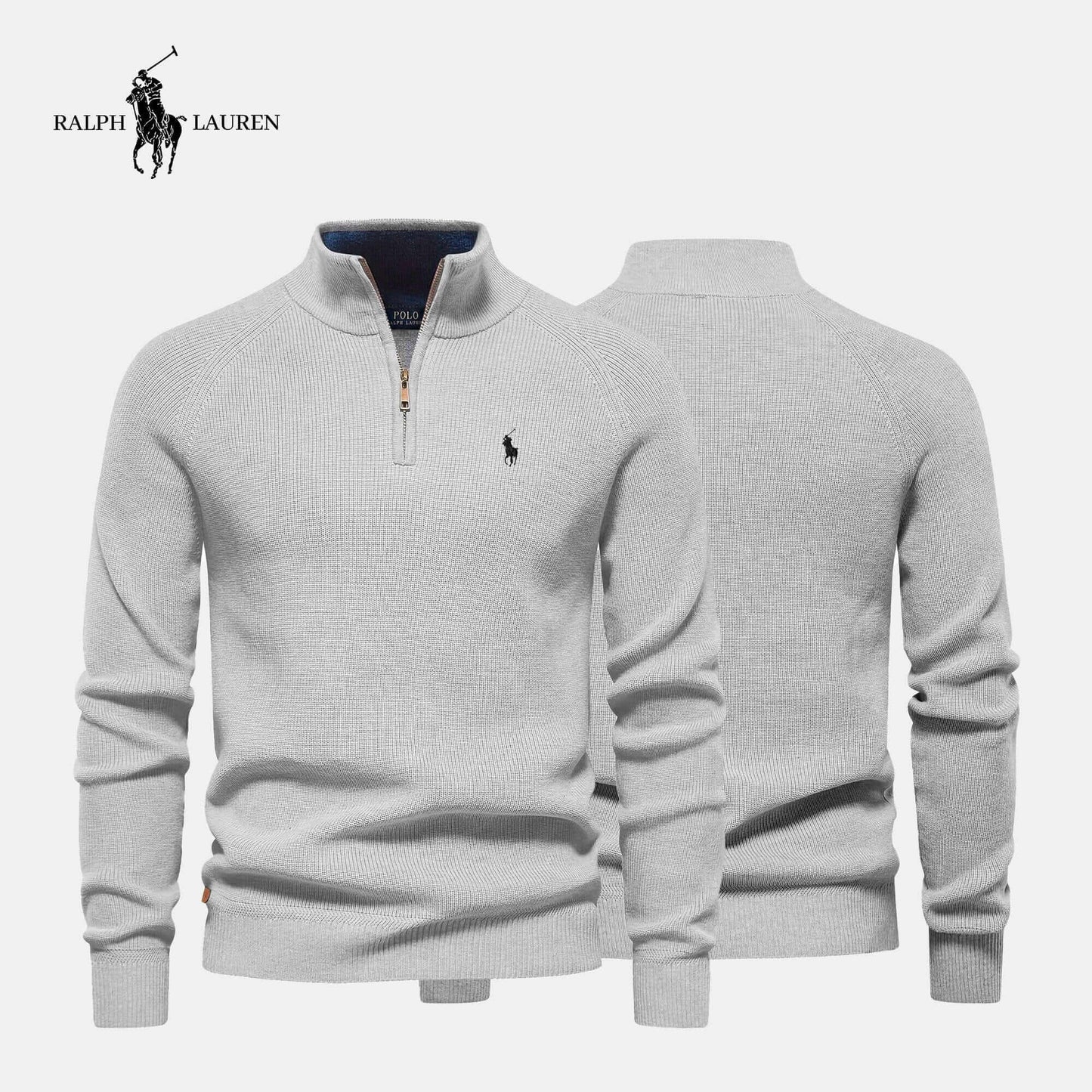 Urban Tailor | Refined Ribbed Zip Pullover