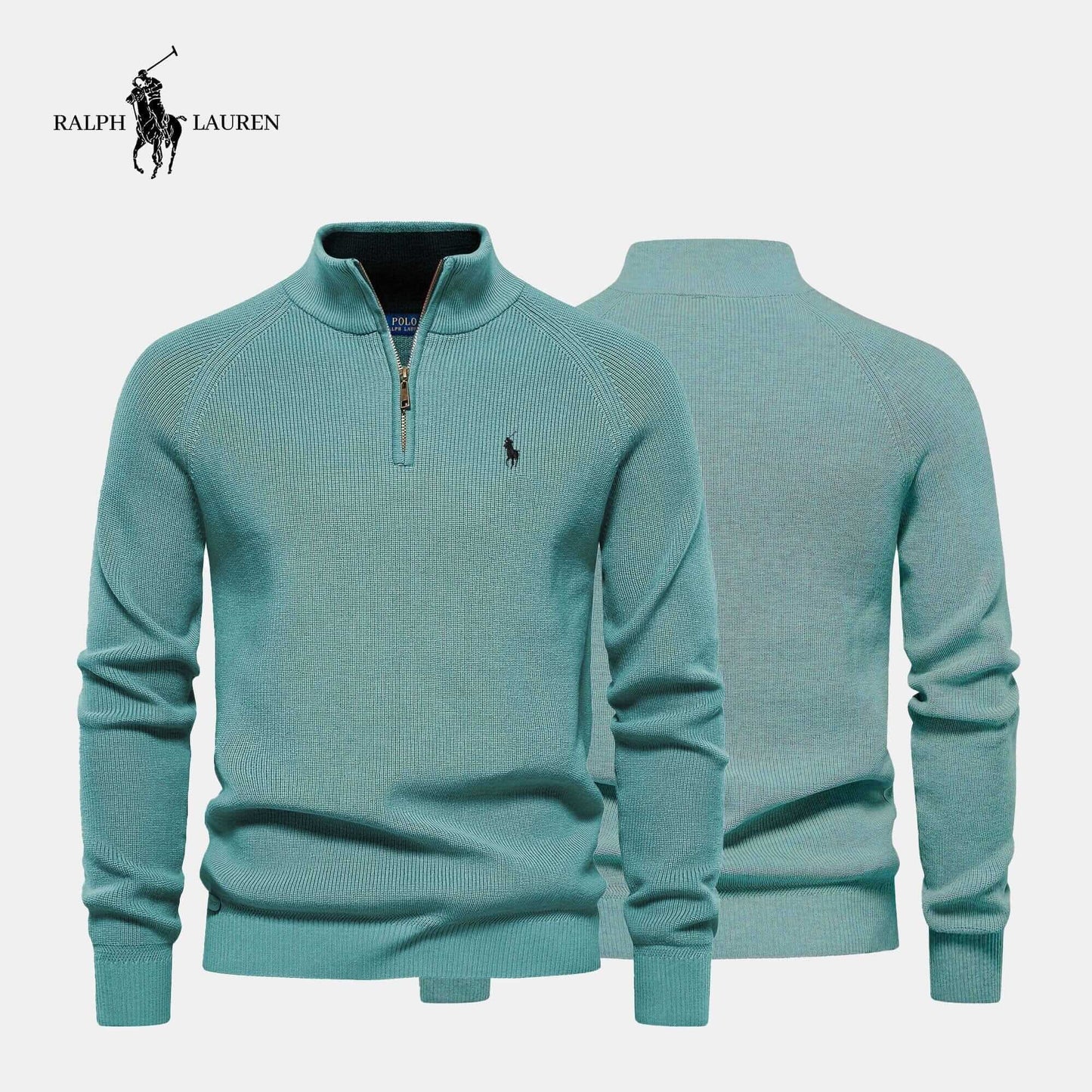 Urban Tailor | Refined Ribbed Zip Pullover