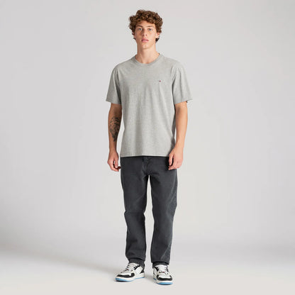 Classic Slim C-Neck T-Shirt   - Light Gray