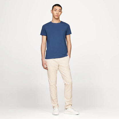 Classic Slim C-Neck T-Shirt - Blue