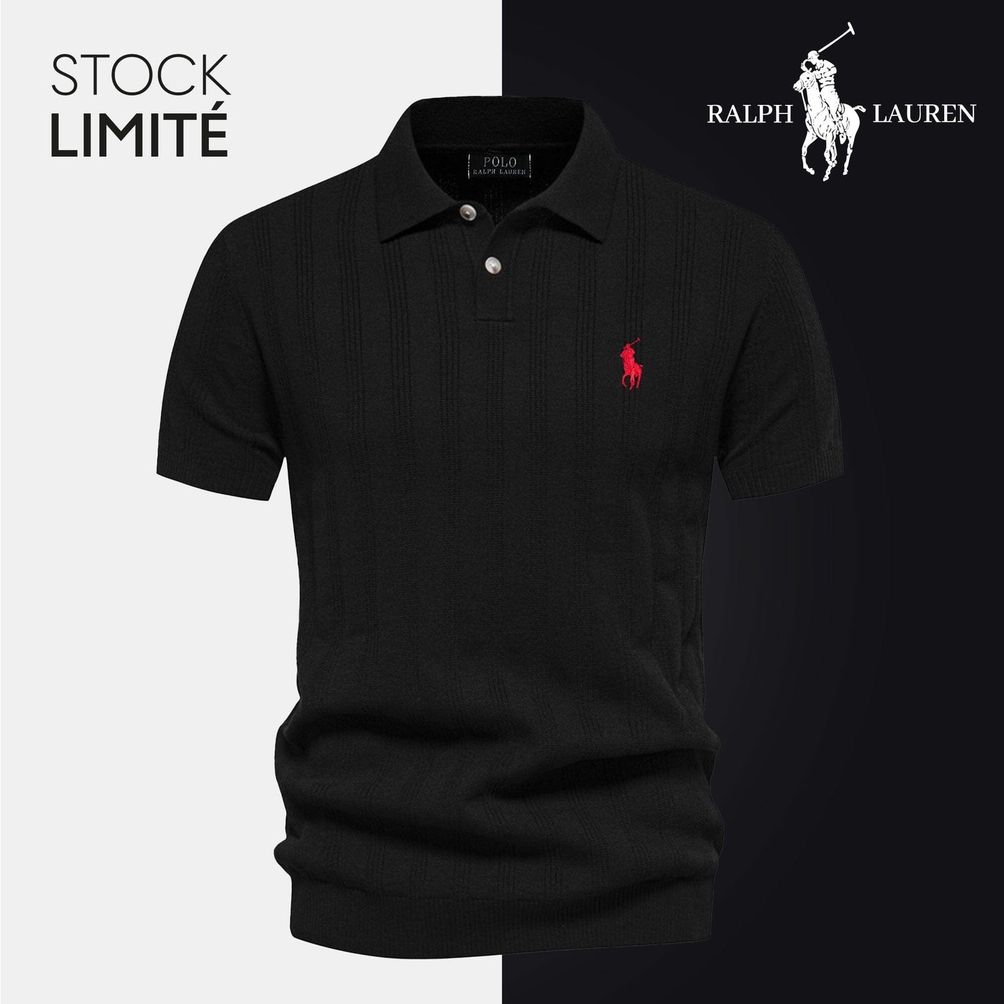 Urban Tailor | Textured Knit Polo Shirt