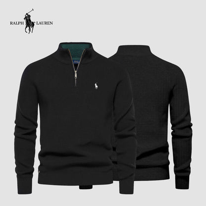 Urban Tailor | Refined Ribbed Zip Pullover