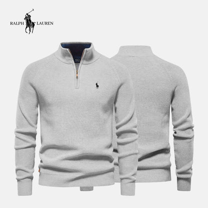 Urban Tailor | Refined Ribbed Zip Pullover