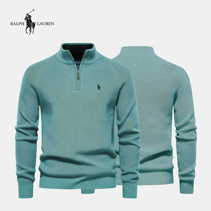 Urban Tailor | Refined Ribbed Zip Pullover