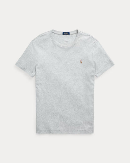 Slim fit jersey crew neck t-shirt  RL - Gray